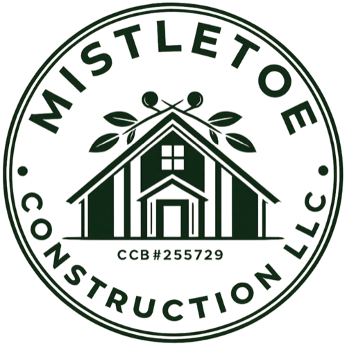 Mistletoe Construction LLC badge logo — CCB #255729